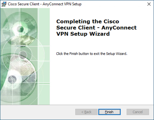 Установка приложения Cisco Secure Client №5